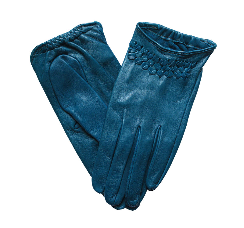 Raphaelle - Women's Unlined Leather Driving Gloves