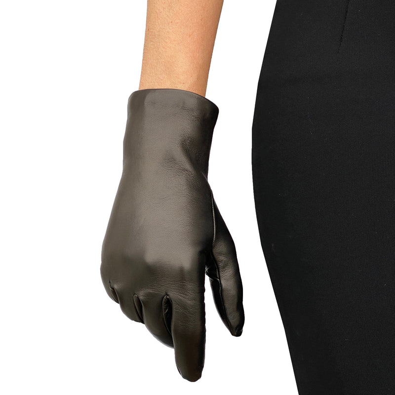 Emma - Women's Cashmere Lined Leather Gloves