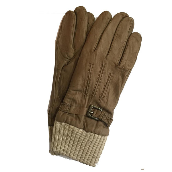 Fergus McF - Men's Cashmere Lined Lambskin Leather Gloves