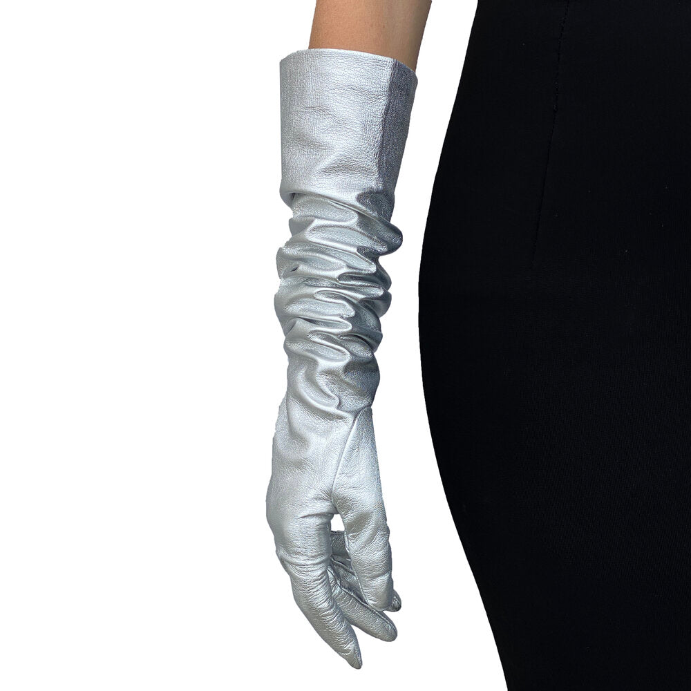 Montserrat Metallic 16bt - Women's Silk Lined Metallic Leather