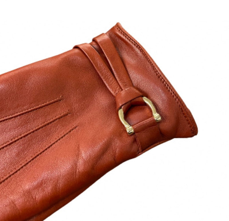 Mio - Women's Cashmere Lined Leather Gloves