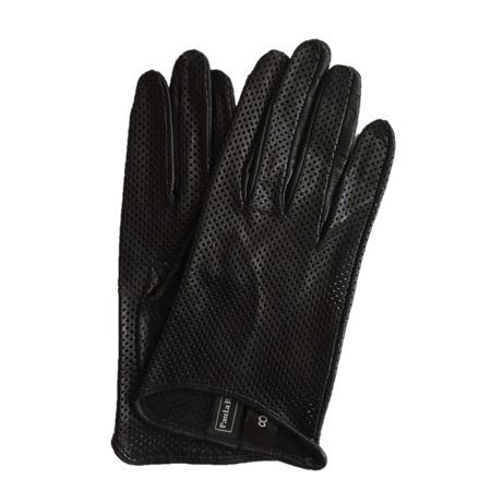 Sasha - Women's Unlined Perforated Leather Gloves