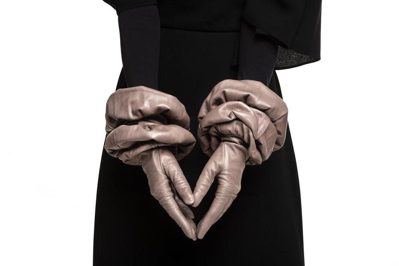 Montserrat Bubble - Women's Silk Lined Leather Opera Gloves