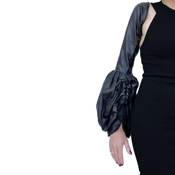 Allegra Fergie - Women's Silk Lined Leather Sleeves