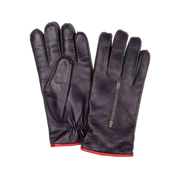 Aran - Men's Cashmere Lined Leather Gloves