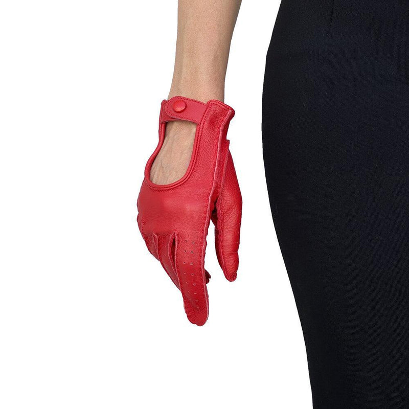 Hannah Cervo - Women's Unlined Leather Driving Gloves