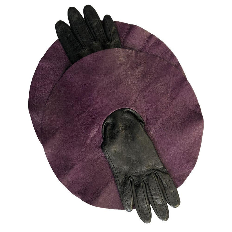 Danielle 4 - Women's Silk Lined Leather Gloves with Oversized Cuff