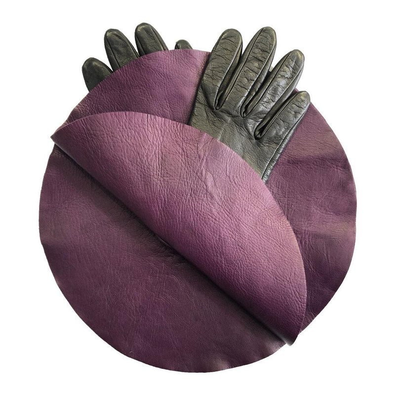 Danielle 4 - Women's Silk Lined Leather Gloves with Oversized Cuff