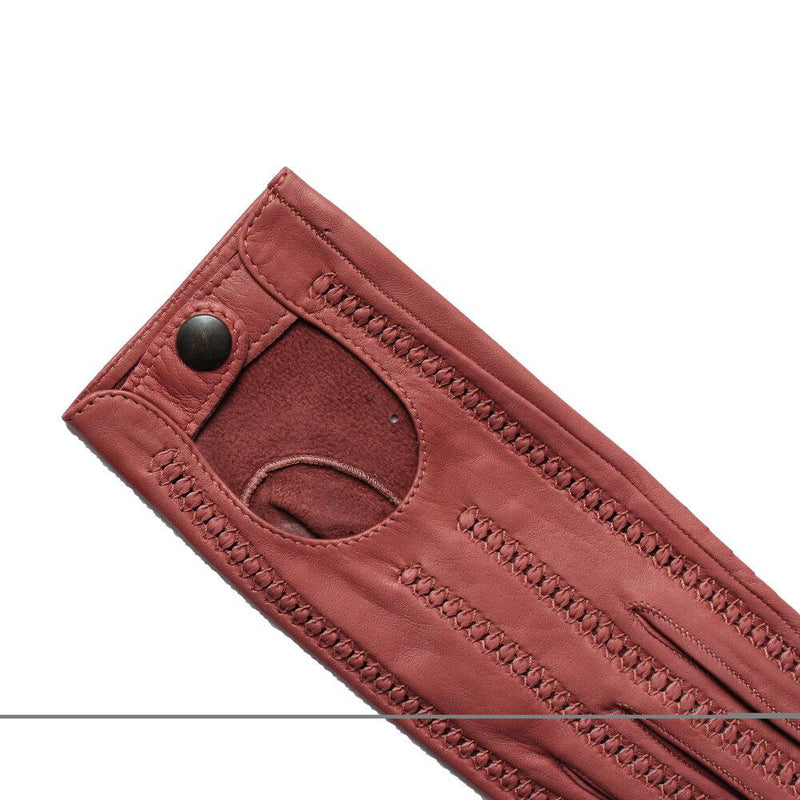 Hannah - Woman's Unlined Leather Driving Gloves