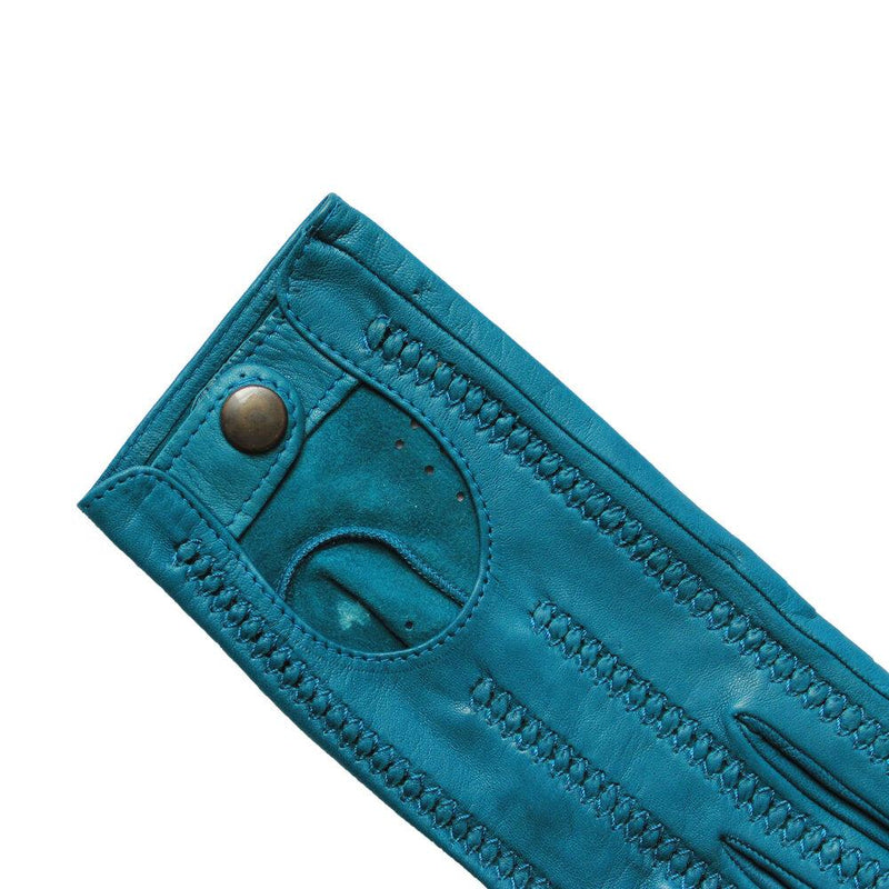 Hannah - Woman's Unlined Leather Driving Gloves