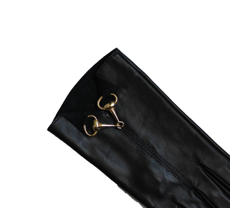 Isabella Front Clasp - Women's Front Clasp Horsebit Leather Gloves