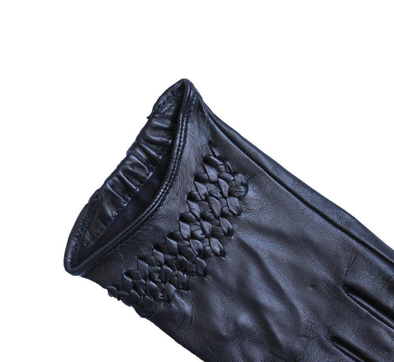 Raphaelle - Women's Unlined Leather Driving Gloves