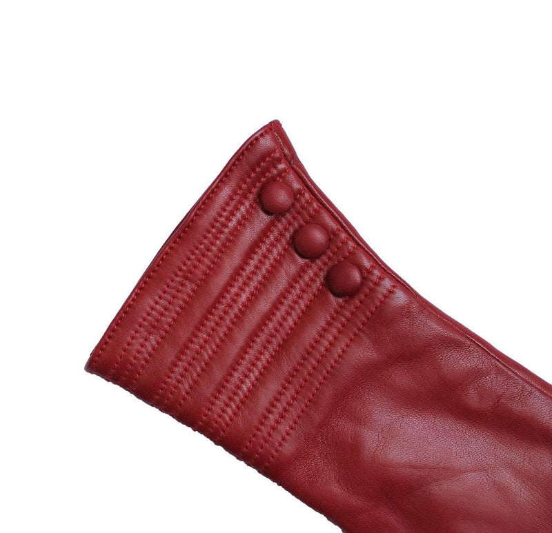 Marianne - Women's Cashmere Lined Leather Gloves