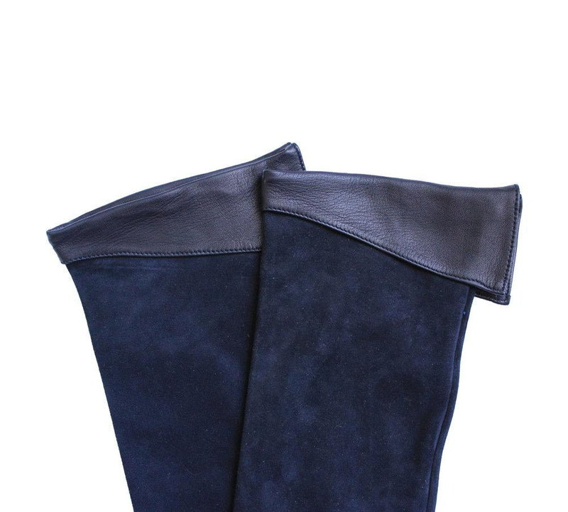 Brigitte - Women's Silk Lined Suede Gloves