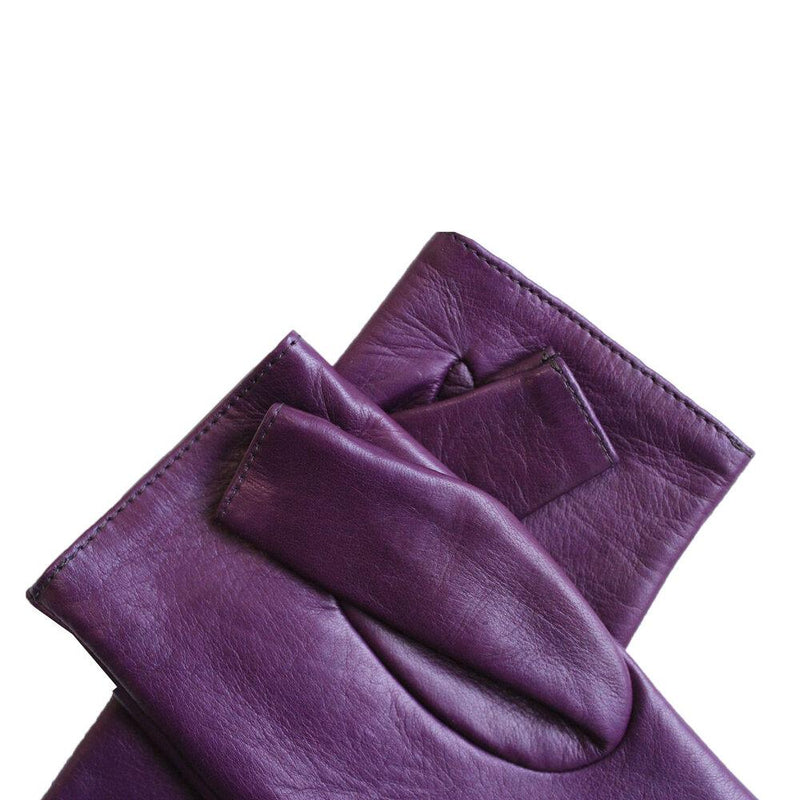 Fergie Cuff - Women’s Silk Lined Leather Gloves