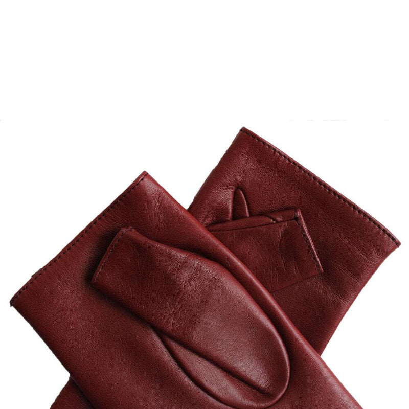 Fergie Cuff - Women’s Silk Lined Leather Gloves