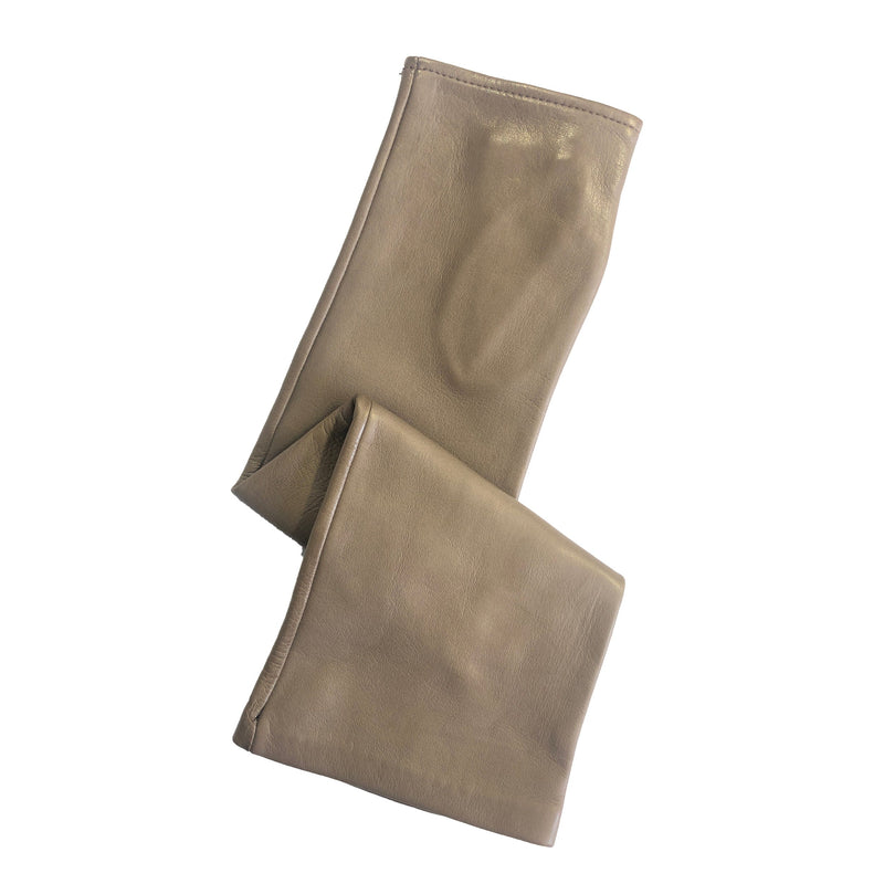 Fergie 10BT - Women's Silk Lined Fingerless Leather Gloves