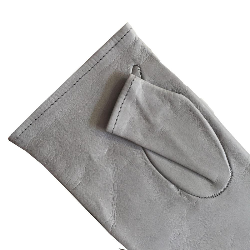 Fergie 10BT - Women's Silk Lined Fingerless Leather Gloves