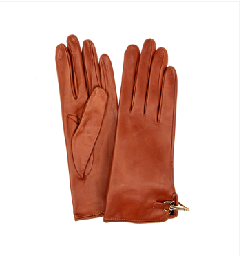Isabella Back Clasp - Women's Back Clasp Horsebit Detailed Leather Gloves
