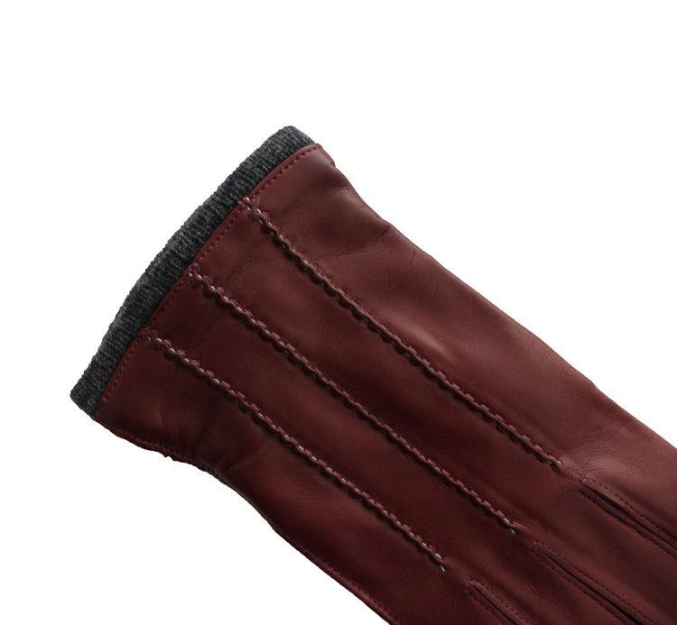Dylan - Men's Cashmere Lined Leather Gloves