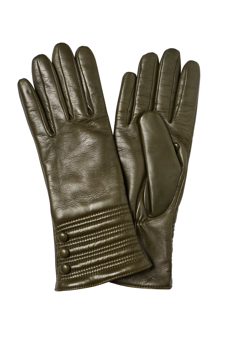 Marianne - Women's Cashmere Lined Leather Gloves