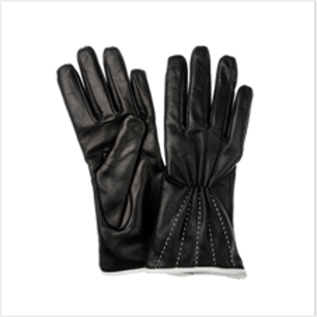 Milena - Women's Cashmere Lined Leather Gloves