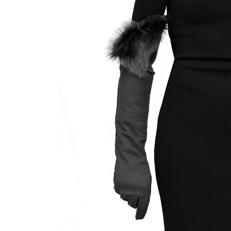 Montserrat Shearling 8bt - Women's Finest Shearling Leather Gloves