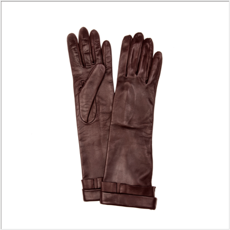 Naomie - Silk Lined Leather Gloves
