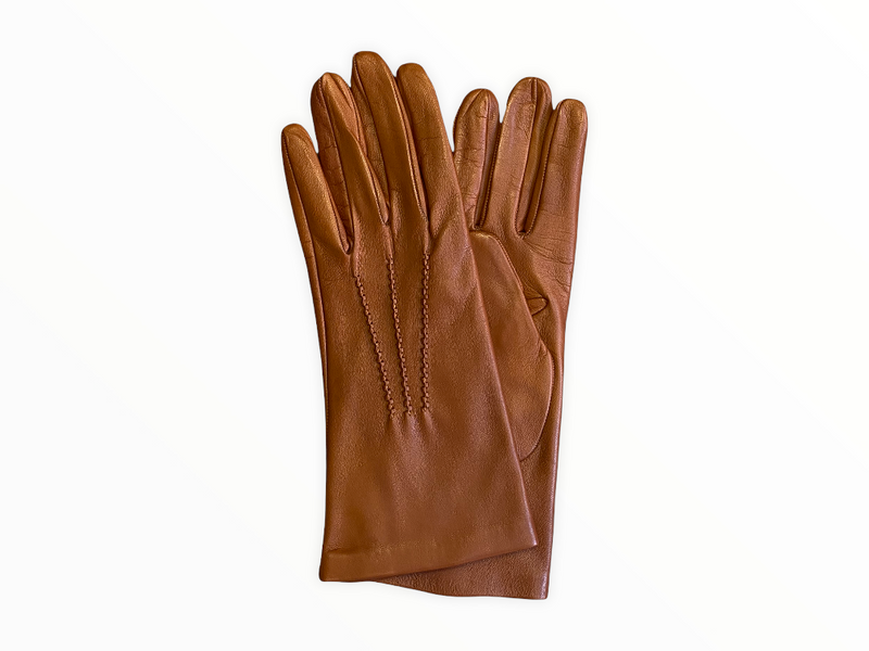 Aida - Women's Silk Lined Leather Gloves