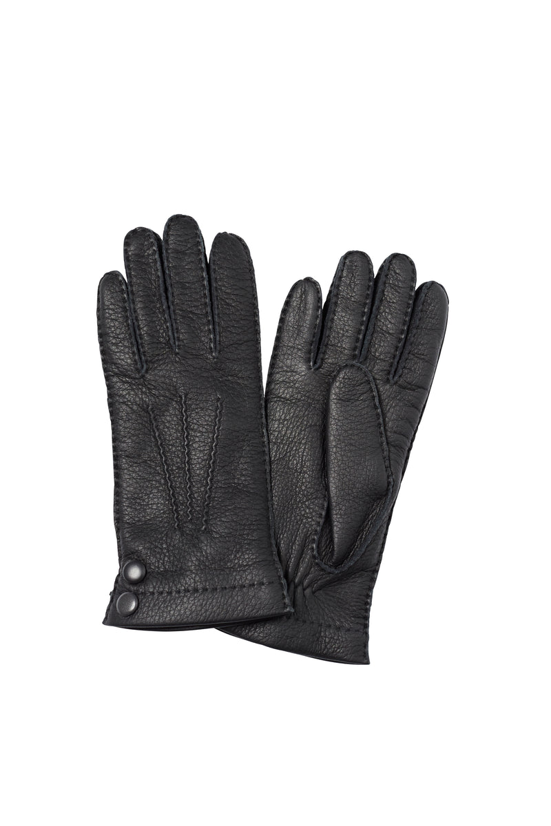 Robin Button - Women's Cashmere Lined Deerskin Leather Gloves