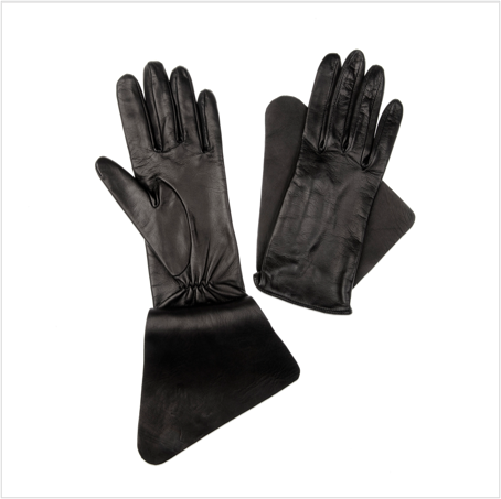 Ruth - Women's Silk Lined Leather Gloves with Bow Detail