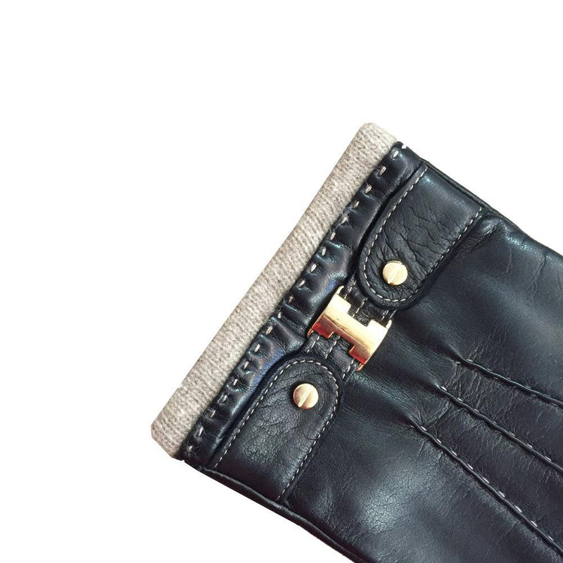 Bronte - Men's Cashmere Lined Leather Gloves