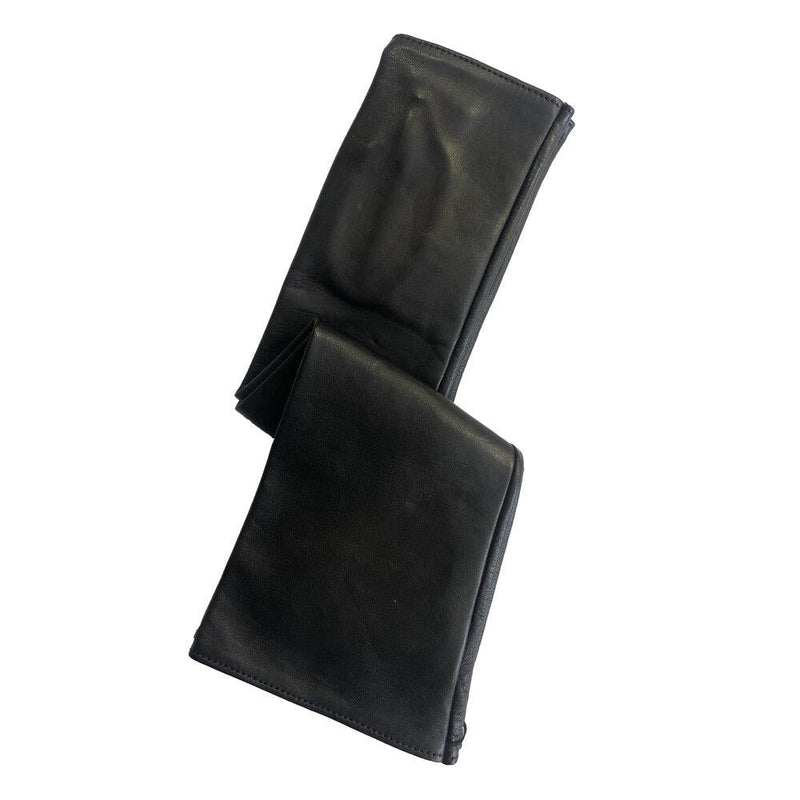 Fergie 16BT - Women's Silk Lined Fingerless Leather Gloves