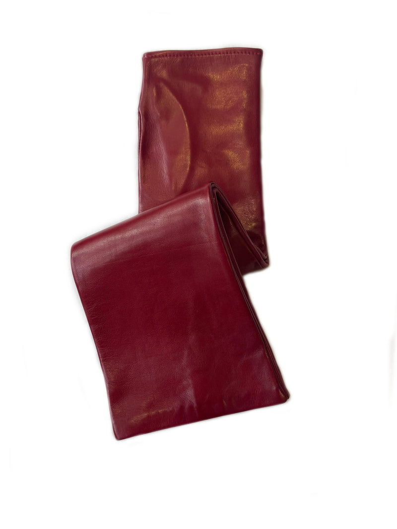 Fergie 10BT - Women's Silk Lined Fingerless Leather Gloves