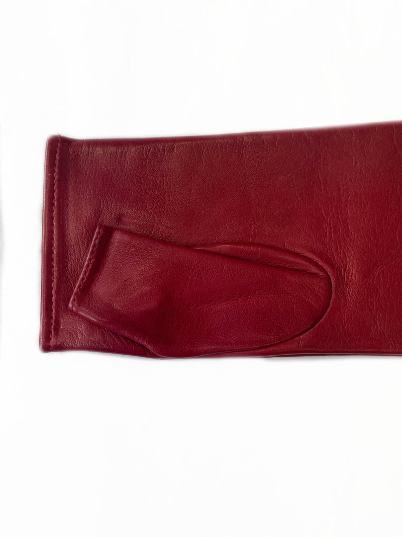 Fergie 10BT - Women's Silk Lined Fingerless Leather Gloves