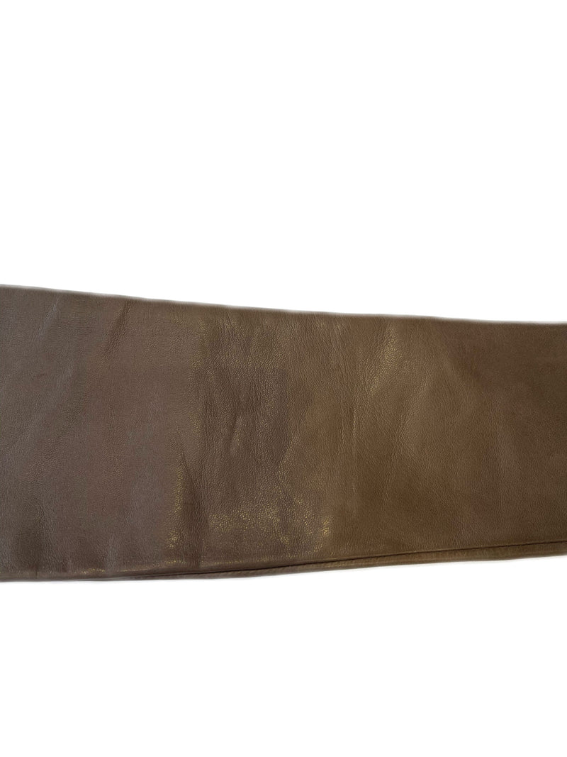 Fergie 10BT - Women's Silk Lined Fingerless Leather Gloves