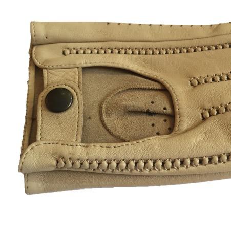 Hannah - Woman's Unlined Leather Driving Gloves
