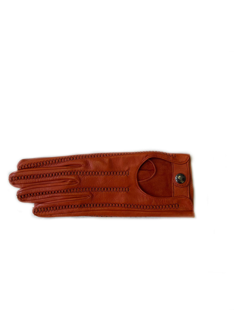 Hannah - Woman's Unlined Leather Driving Gloves