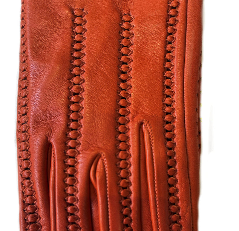 Hannah - Woman's Unlined Leather Driving Gloves