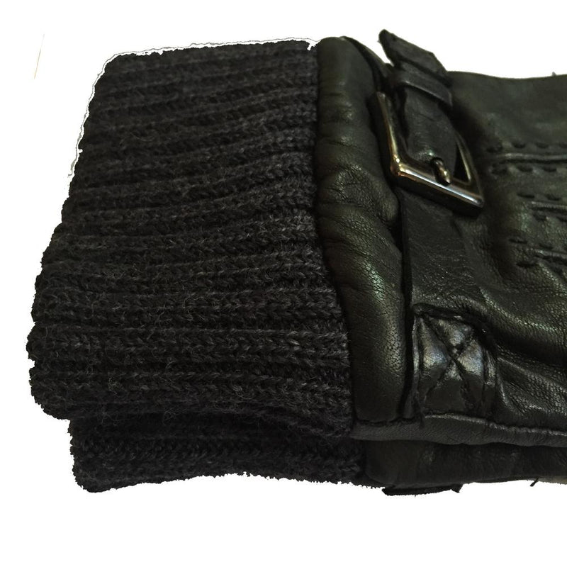 Fergus McF - Men's Cashmere Lined Lambskin Leather Gloves