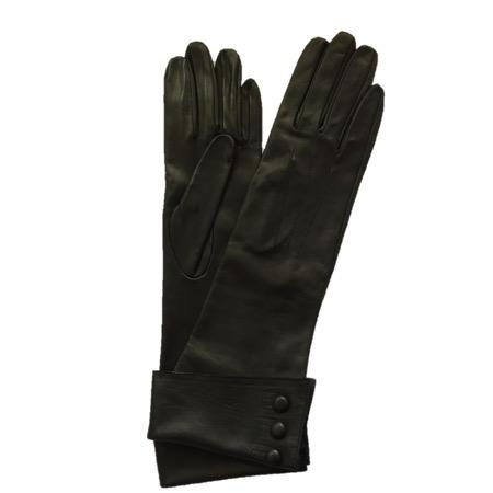 Gwyneth - Women's Silk Lined Leather Button Gloves