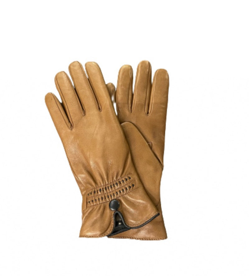 Rosario 3 - Women's Cashmere Lined Contrast Stitch Leather Gloves