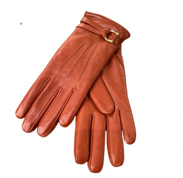 Mio - Women's Cashmere Lined Leather Gloves