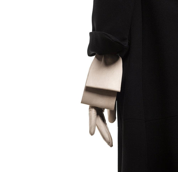 Alabama 3 - Women's  Silk Lined Leather Gloves with Bow Detail