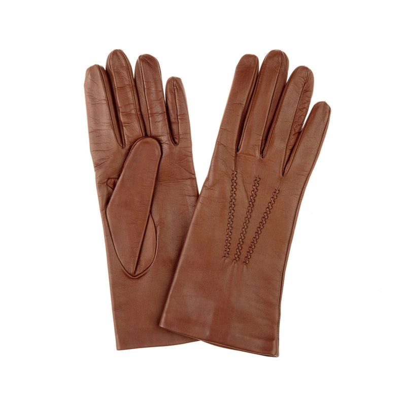 Aida - Women's Silk Lined Leather Gloves