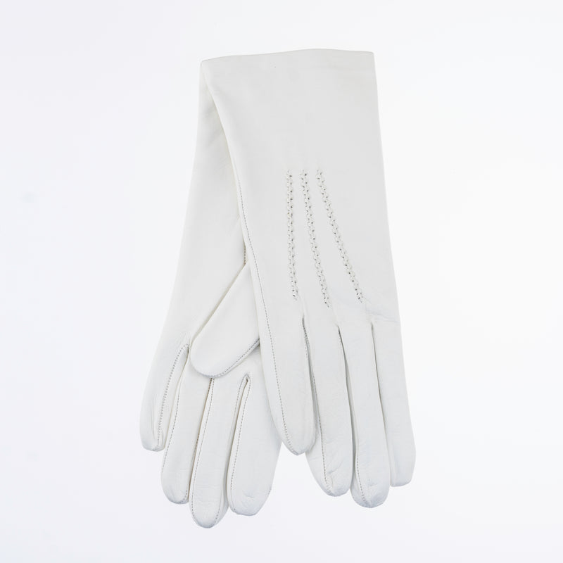 Aida - Women's Silk Lined Leather Gloves