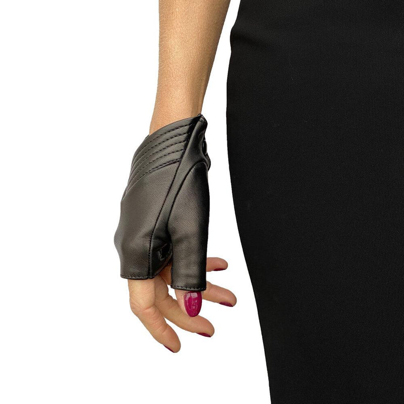 Caroline Cuff - Women's Silk Lined Leather Cuffs