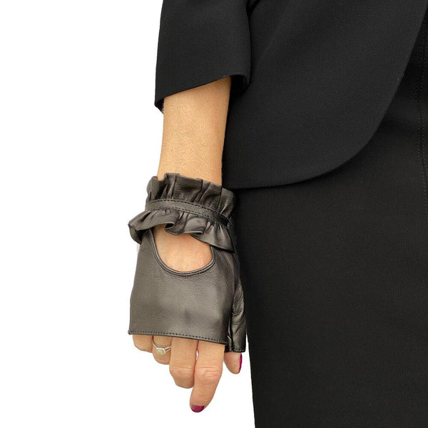 Haylee Cuff - Women's Silk Lined Leather Cuffs