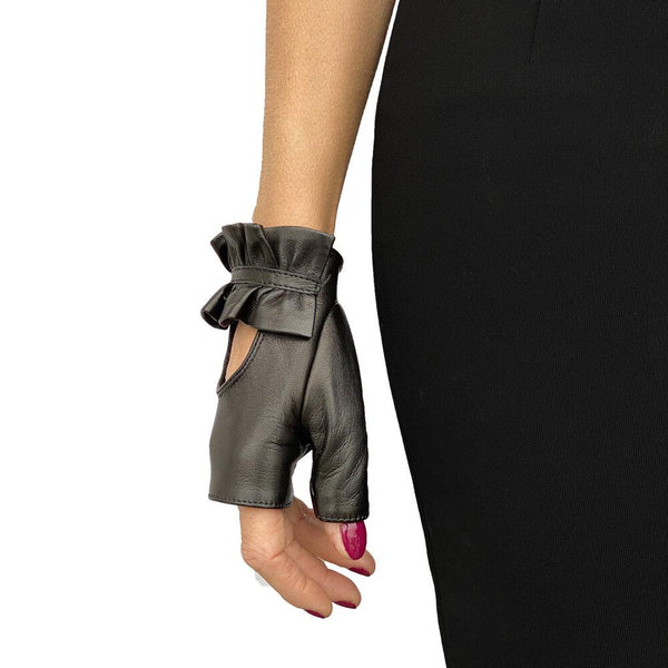 Haylee Cuff - Women's Silk Lined Leather Cuffs