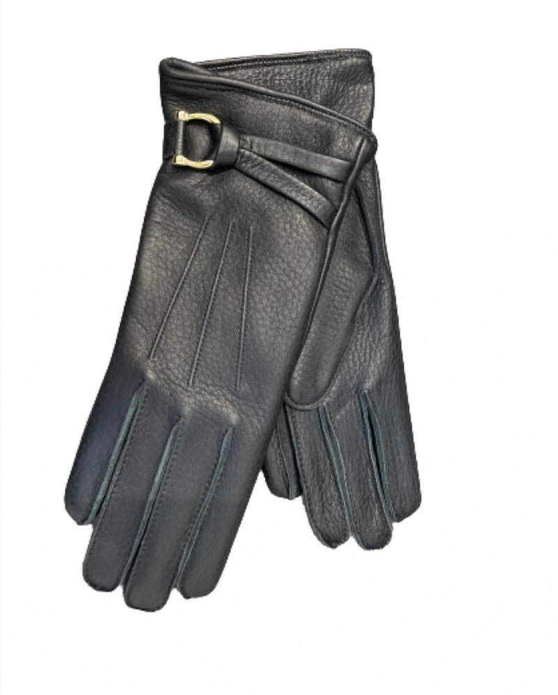 Robin Mio - Women's Cashmere Lined Deerskin Leather Gloves